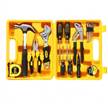 得力(deli)16件套多功能组合工具箱 办公居家常用工具套装