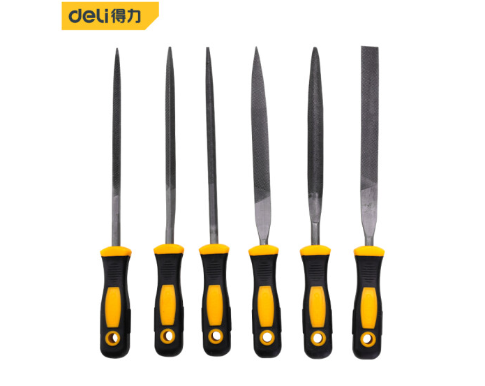 得力(deli) 锉刀组套整形锉刀什锦锉打磨工具6件套5x180mm DL2181