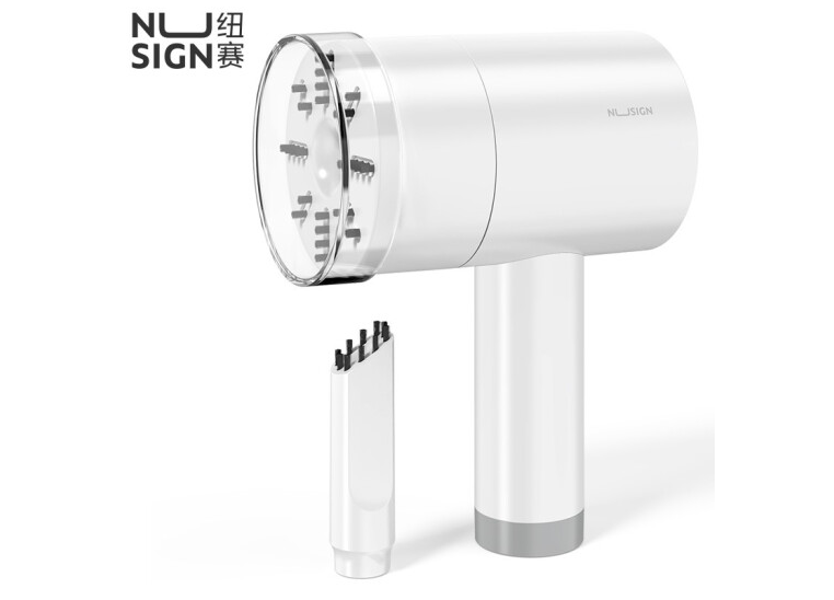 得力纽赛(NUSIGN)桌面吸尘器家用手持便携式大吸力清尘器沙发尘屑毛发随手吸 简约白-送小吸口