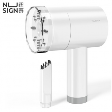 得力纽赛(NUSIGN)桌面吸尘器家用手持便携式大吸力清尘器沙发尘屑毛发随手吸 简约白-送小吸口
