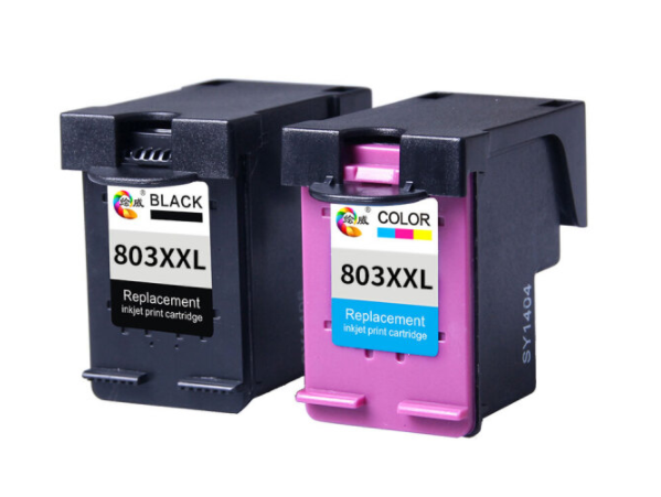 绘威803XXL墨盒黑彩色升级版可加墨适用惠普HP Deskjet 1112 2131 1111 2132 2621 2622 2623 2628打印机