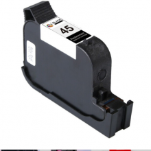 绘威45墨盒适用惠普HP710c 830c 850c 870cxi PSC750 5110服装打印机 【黑色】800页（桌面机-再生墨盒）