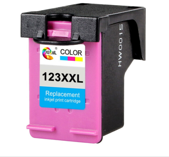 绘威123xxl适用惠普1112墨盒2130黑色2131彩色2132墨水3630 3636 3638 【再生墨盒】750页（可加墨-彩色）