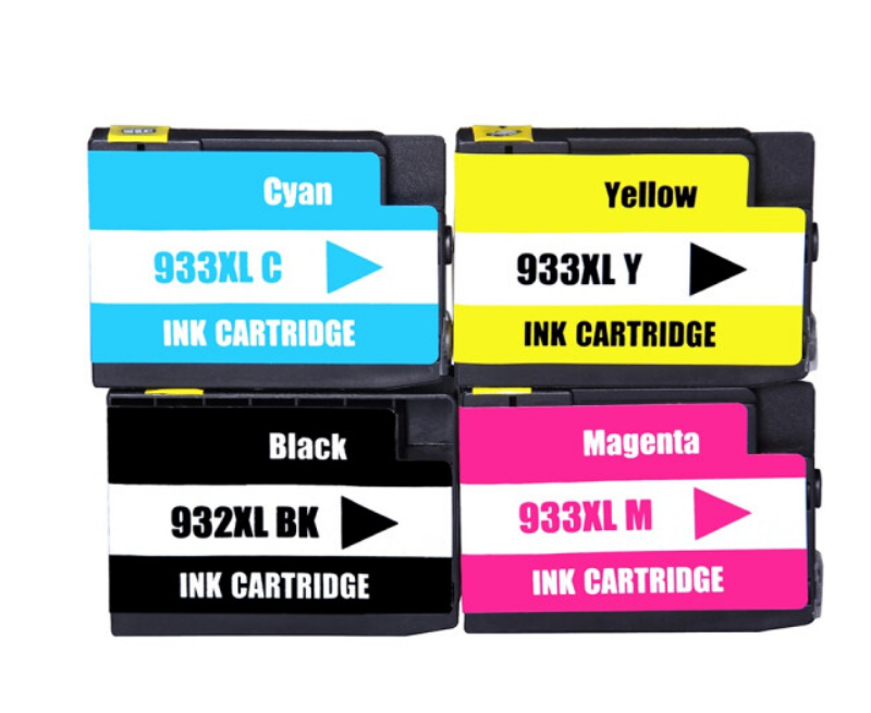 绘威兼容惠普932XL/933XL大容量墨盒四色套装 适用惠普HP Officejet 6100 6600 6700 7110 7610 7612墨水