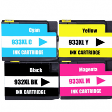 绘威兼容惠普932XL/933XL大容量墨盒四色套装 适用惠普HP Officejet 6100 6600 6700 7110 7610 7612墨水