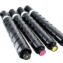 绘威适用佳能NPG-67粉盒 C3020墨粉C3525 C3320L硒鼓C3120L墨粉C3520 C3125墨盒C3330墨粉盒 四色套装-含载体