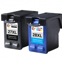 绘威兼容惠普HP27/28黑彩墨盒套装 适用惠普hp27 hp28墨盒3320 3325 3420 3425 3744 3745 4255 4256 5608
