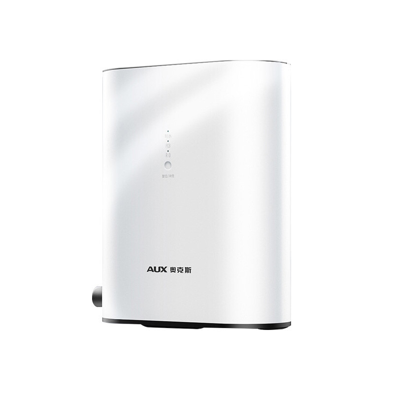 奥克斯净水器家用净水机600G厨下式RO反渗透纯水直饮机无桶白色K80