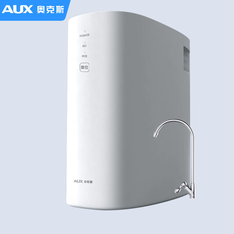 奥克斯家用反渗透净水器+管线机套装K60+A008
