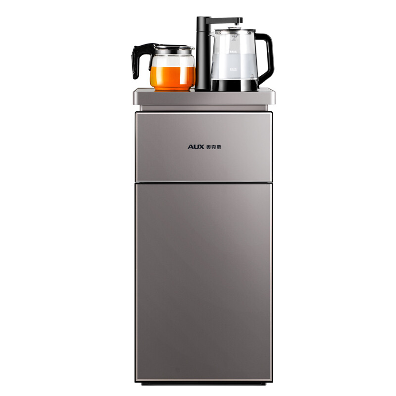 奥克斯商用净水器家用立式茶吧机加热净水器RO反渗透纯水机双出水直饮泡茶饮水机V20