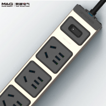 突破（M&G）安推MG37-7L焕新PDU机柜插座/三合一总控开关/安全保护门/8位新国标接线板/插排/机房/全长1.8米