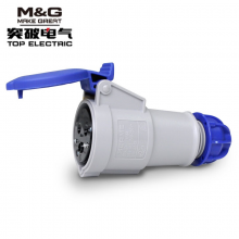 突破（M&G）工业连接器16A插头/IP44/2P+PE/314.1643C/航空插头/耦合器/防水插座/工业插头/明装暗装/可订制