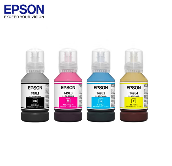 爱普生(EPSON)T49L系列墨水 140ml/瓶 适用爱普生SC-T3180D大幅面喷墨打印机 套装