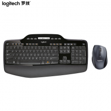 罗技（Logitech）MK710无线键鼠套装 办公键鼠套装 全尺寸 黑色