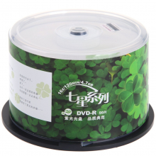 紫光（UNIS）DVD-R 16速 4.7G 七星四叶草 50片桶装 刻录盘