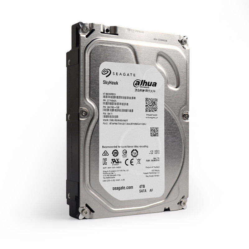 大华dahua希捷监控硬盘4TB 监控设备套装配件 录像机专用监控硬盘 电脑主机硬盘4TB 一年质保 ST4000VX005