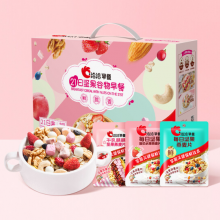 洽洽早餐礼盒735g21日装 每日坚果燕麦片混合水果冲饮早餐休闲零食