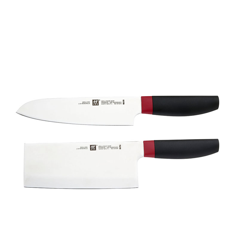 双立人ZWILLING Now S系列厨房刀具2件套(红黑)ZW-K310