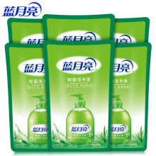 蓝月亮 芦荟抑菌洗手液套装:500g袋装补充装*6 抑菌率99.9% 补充装