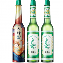 六神花露水X【敦煌神奇乐兔】红瓶195ml+经典玻瓶195ml*2祛痱止痒