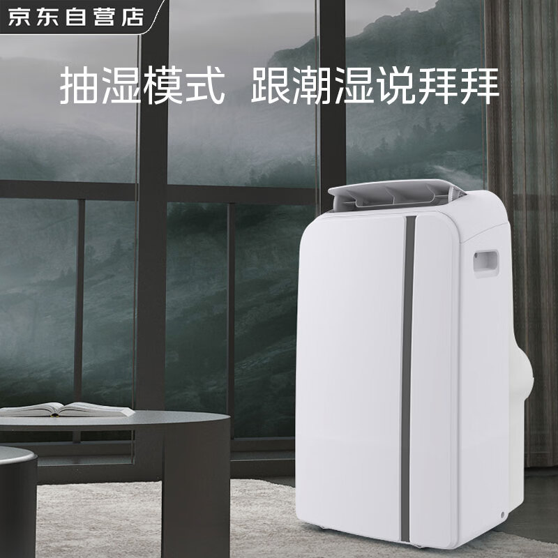 美的（Midea）移动空调2匹单冷 家用客厅出租屋厨房一体机空调无外机免安装立式空调 KY-40/N1Y-PD7