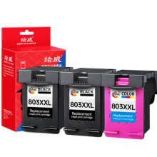 绘威803XXL墨盒黑彩色升级可加墨 适用惠普HP Deskjet 1111 1112 2130 2131 2132 2623 2621 2622打印机墨盒