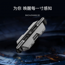 bach johann 德国巴赫B3真无线蓝牙耳机漫威联名款机甲设计无线蓝牙耳机运动防水智能降噪苹果华为音乐耳机 深邃黑【机甲设计+蓝牙5.3】