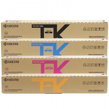 京瓷TK-8118K原装粉盒黑色墨盒墨粉组件适用京瓷M8124cidn打印机 TK-8118四色套装（黑青红黄）