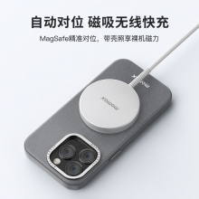 摩米士MFM认证苹果14ProMax手机壳MagSafe磁吸壳iPhone14ProMax保护套全包防摔轻奢皮革精英保护壳深灰色