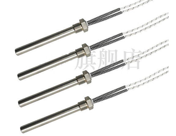 电加热管螺纹单头加热棒M14 24V 300W