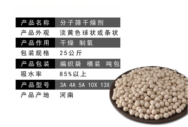 分子筛套装（10x、13x、4A、5A）