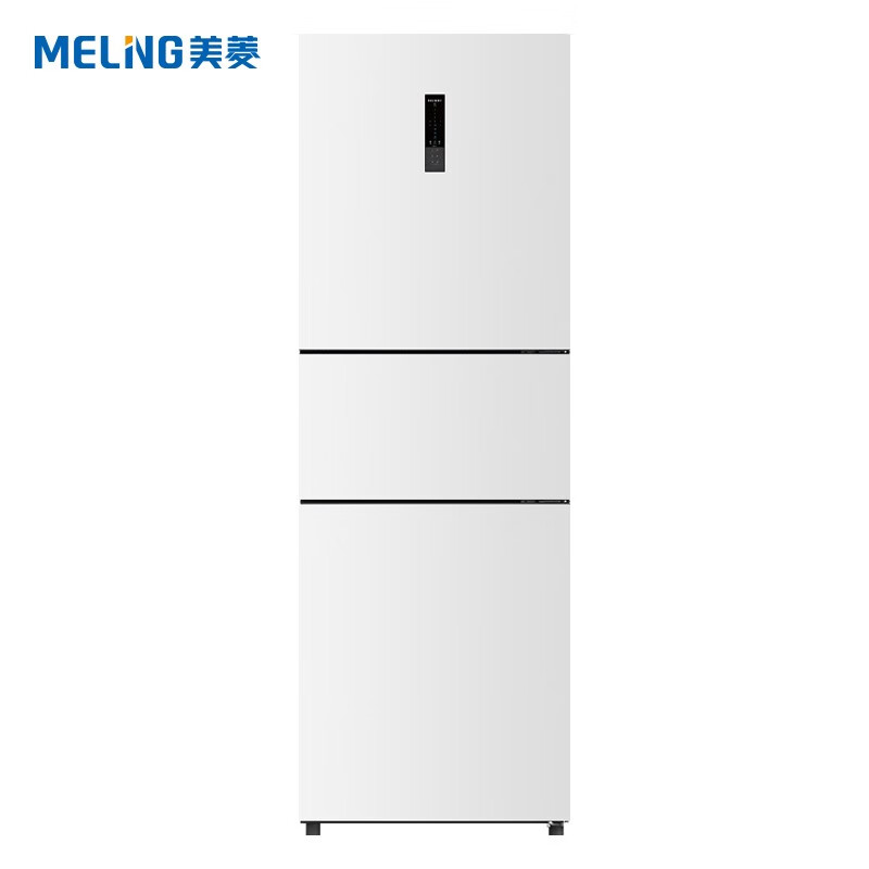 美菱（MeiLing）272家用三门多门冰箱 一级能效三门三温区超薄变频风冷无霜大容量冷冻 BCD-272WP3CJC【白色】