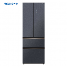 美菱（MeiLing）400升两门冰箱 一级能效 BCD-400WP9BT墨玉锦
