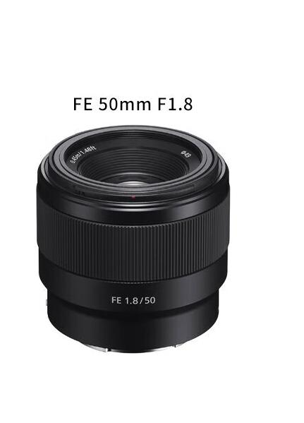 索尼（SONY） 全画幅微单E口专业定焦镜头适用A7M4/A7M3/A7C/A7S3/FX3等微单 FE50mmF1.8全画幅标准定焦镜头 官方标配