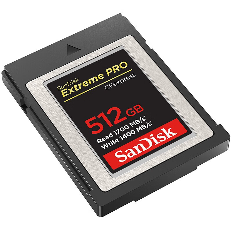 闪迪（SanDisk）CF内存卡 4K视频拍摄微单 单反相机存储卡 兼容部分XQD相机 512G读1700Mb/S写1400Mb/S