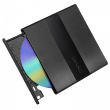 联想（Lenovo）8倍速 USB2.0 外置光驱 DVD刻录机 黑色(兼容Win7/8/10/XP/苹果MAC双系统/DB75-Plus