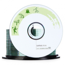 紫光（UNIS） 天语系列 CD-R空白光盘/刻录盘 52速700M 桶装50片