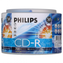 飞利浦（PHILIPS） CD-R 52速 700M 刻录盘 50片/桶