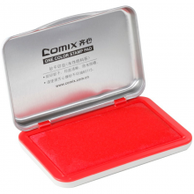 齐心（COMIX） B3731 水性快干印油 印台印油 红色速干印泥