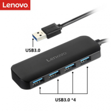 联想（Lenovo）A601 USB分线器 高速3.0接口转换器 4口USB扩展坞USB延长线 笔记本 台式机/1.5米
