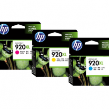 惠普（HP）920xl墨盒原装 适用于oj6000/7000/7500a/6500a打印机 920XL彩色3支套装