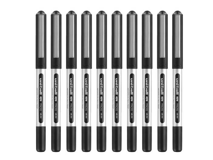 三菱（Uni）UB-150直液式走珠笔签字笔中性笔 黑色 0.5mm 