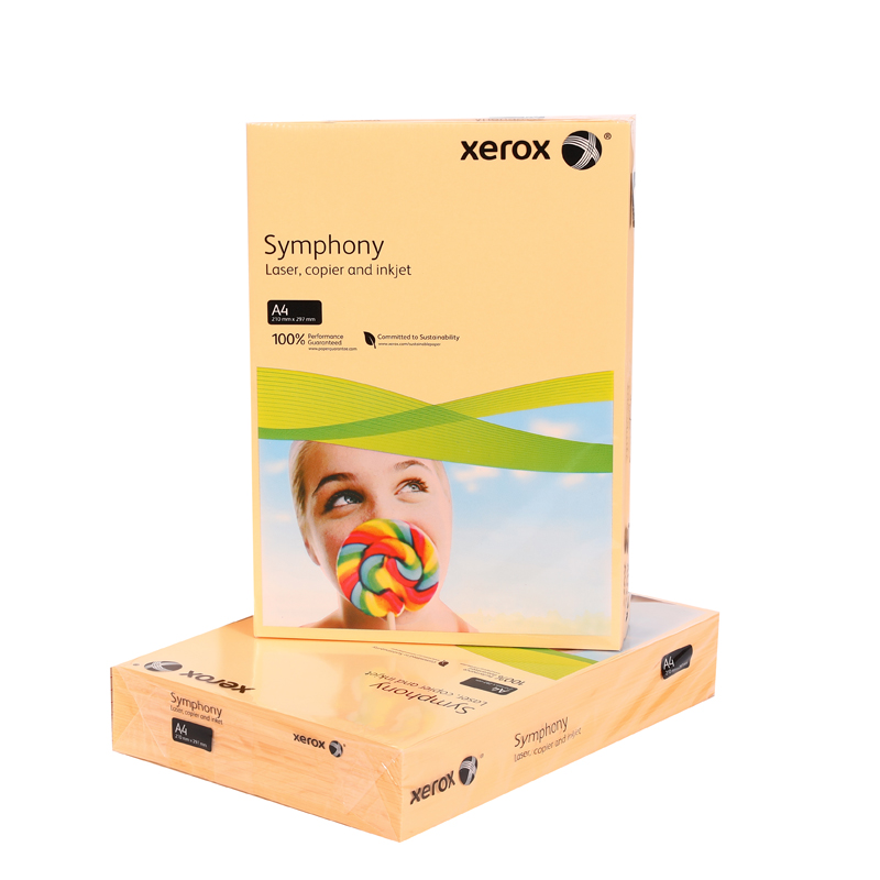 施乐（Xerox）浅金色 80g A4 彩色复印纸 500张/包