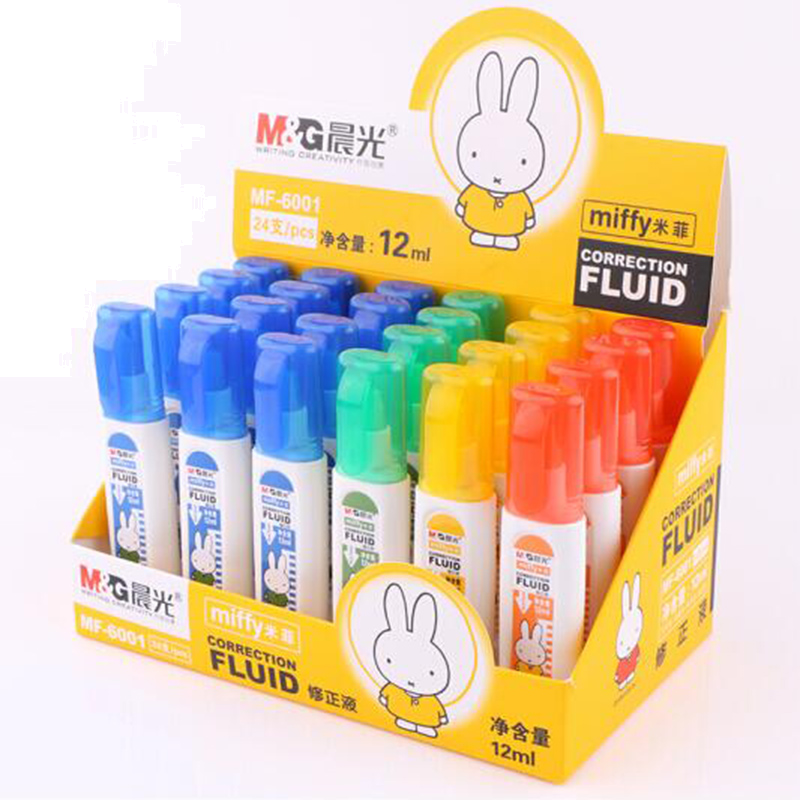 晨光（M&G）米菲修正液修改液MF6001涂改液12ml 
