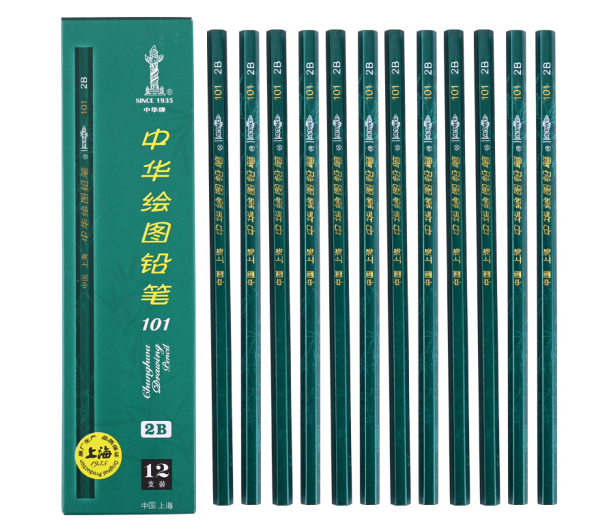 中华 101-HB 铅笔 12支/盒