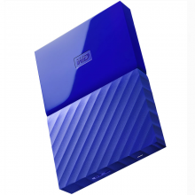 西部数据（WD）5TB 移动硬盘 USB3.0 My Passport随行版2.5英寸 蓝 机械硬盘 大容量 手机笔记本电脑外接 兼容Mac