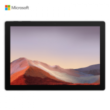 微软Surface Pro 7 二合一轻便  典雅黑 | 12.3英寸触屏 i7 16G+512G G7显卡 | 2.7K 3:2生产力 高色域 人脸识别 包含键盘和触控笔 无鼠标