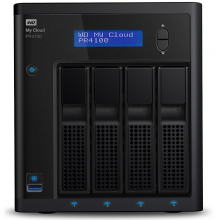 西部数据（WD）NAS网络存储服务器 共享私有云网盘 磁盘阵列硬盘柜 My Cloud PR4100 升级版-8G内存 24T（5年保企业盘6T*4）
