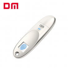 大迈（DM） 64GB USB3.0 U盘 合金银盾PD062系列 金属指纹加密安全U盘电脑优盘