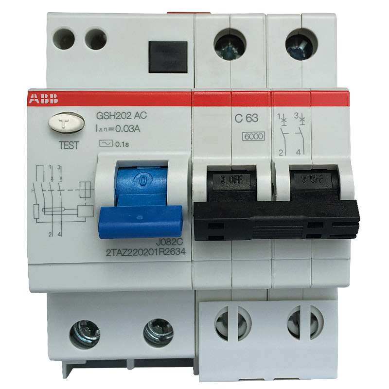 ABB SH200微型断路器 SH202-C32NAOV/SH202-C40NAOV/SH202-C50NAOV/SH202-C63NAOV